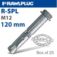 R-SPL SAFETY PLUS - LOOSE BOLT 12X120MM X25 PER BOX